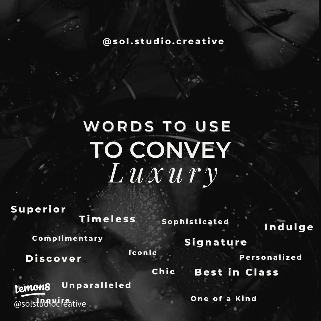 10 High End Luxury Words for Business That Instantly Elevate Your Brand