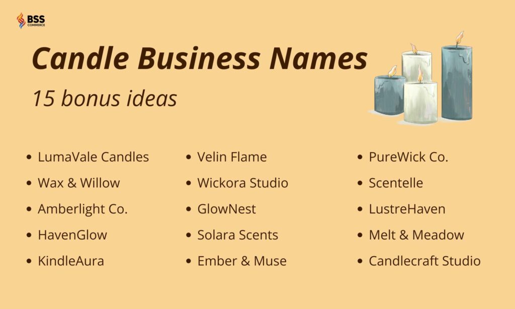 15 Ultimate Luxury Candle Business Names to Elevate Your Brand Instantly
