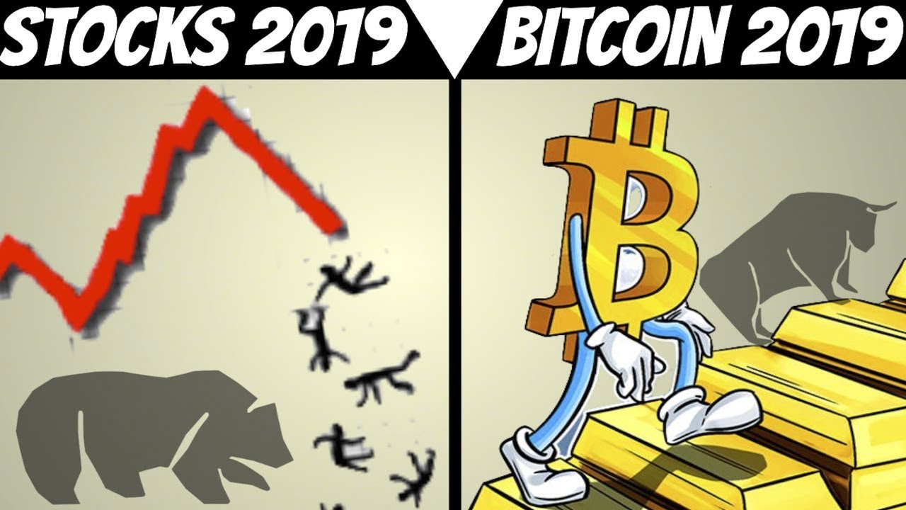 Bitcoin And Stock Market Prediction for 2019 & (2018 Recap Performance)