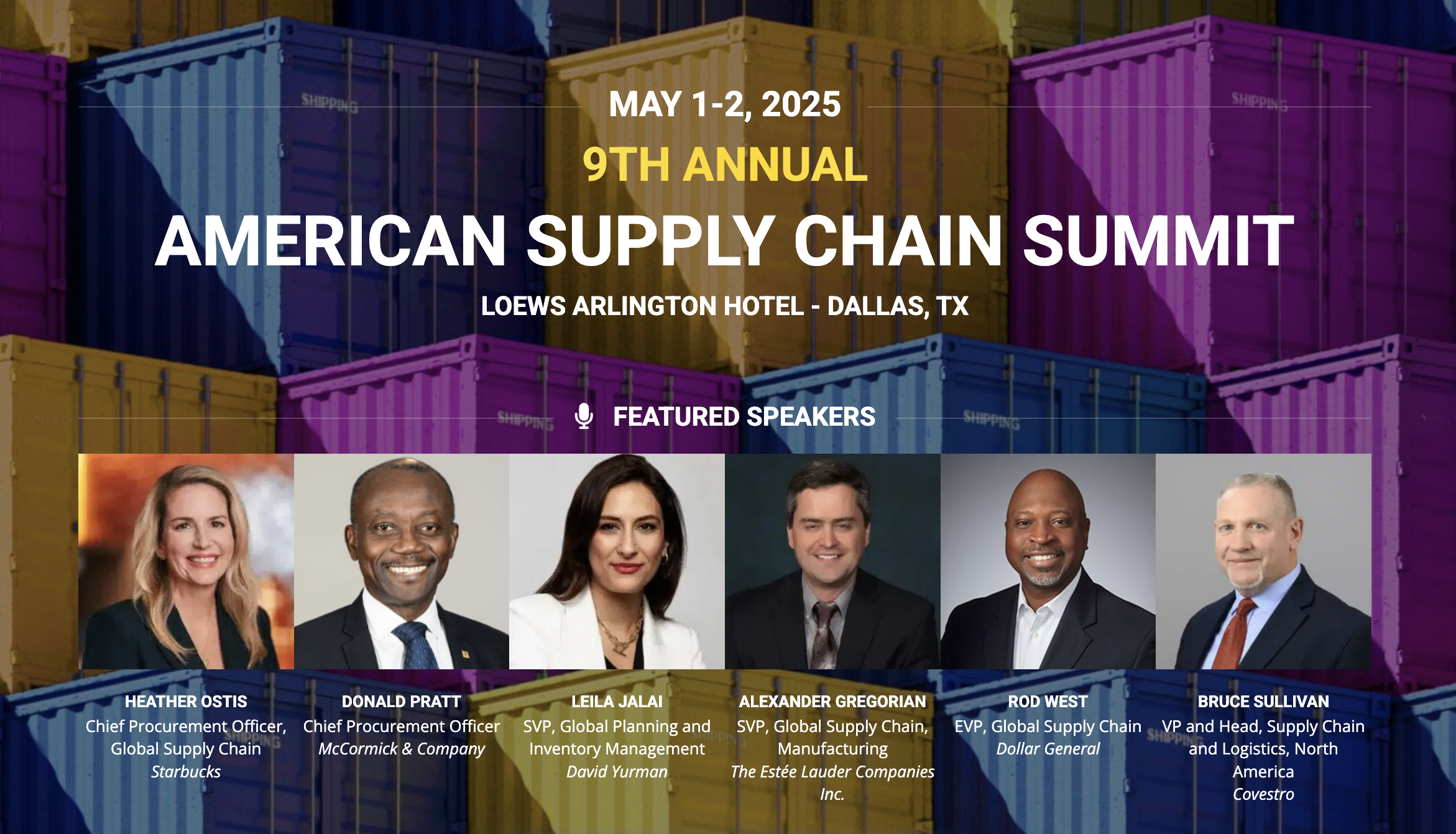 The Ultimate Guide to the American Supply Chain Summit: What to Expect and How to Prepare